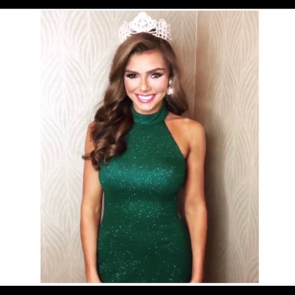 Jovani mermaid glitter gown! Perfect for pageants! - Picture 3 of 5